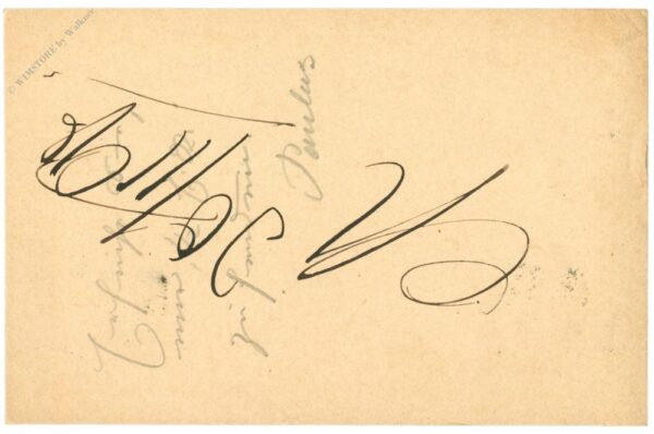 correspondenzkarte aus 1896