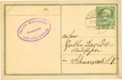 kartenbrief aus 1910