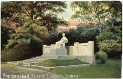 franzensbad, kaiserin elisabeth denkmal