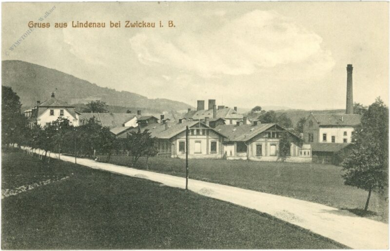 lindenau bei zwickau, gruss aus