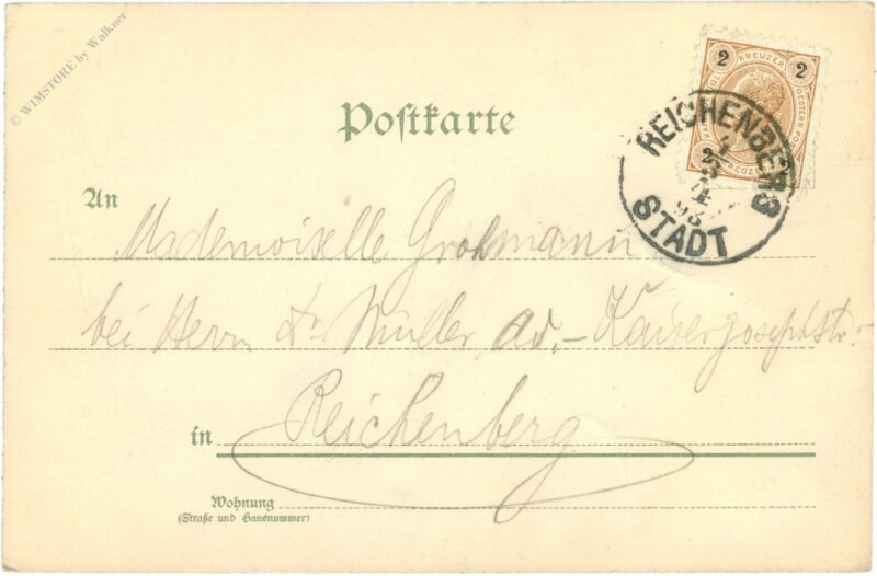 reichenberg, gruss vom schulvereinsball