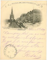 edinburgh, princes st. looking west