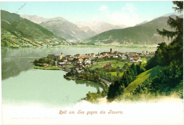 zell am see, gegen die tauern