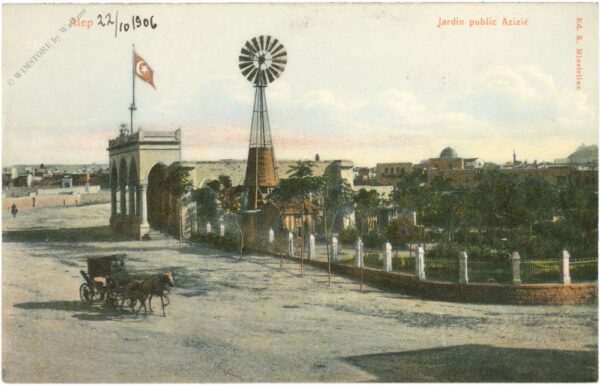 alep (aleppo), park azizie