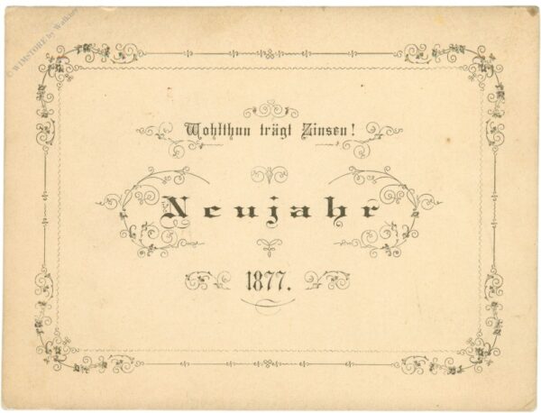 neujahr 1877, ortsansicht
