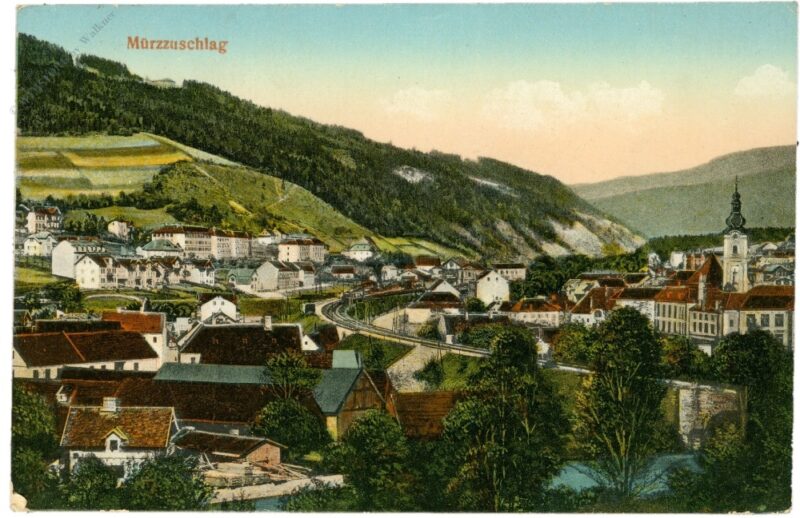 mürzzuschlag, ortsansicht mürzzuschlag, ortsansicht