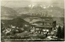 semmering, liechtensteinhaus gegen semmering und schneeberg