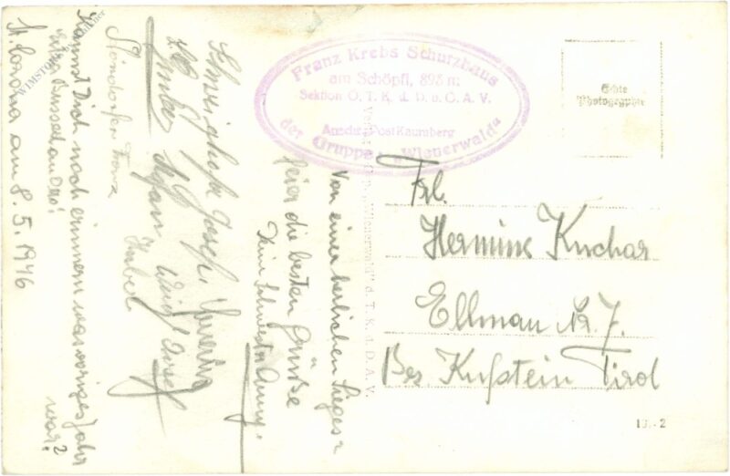 laaben, franz krebs (schöpfl) schutzhaus am schöpfl, wienerwald