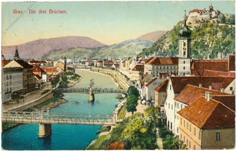 graz, die drei brücken