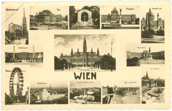 wien, multiansicht