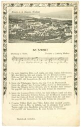 krems, ansicht mit liedtext