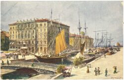 triest, canale, ponterosso e piazza