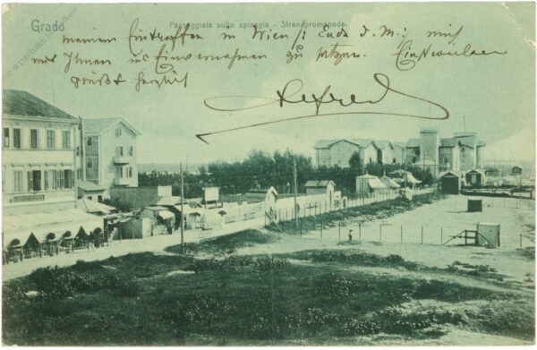 grado, strandpromenade