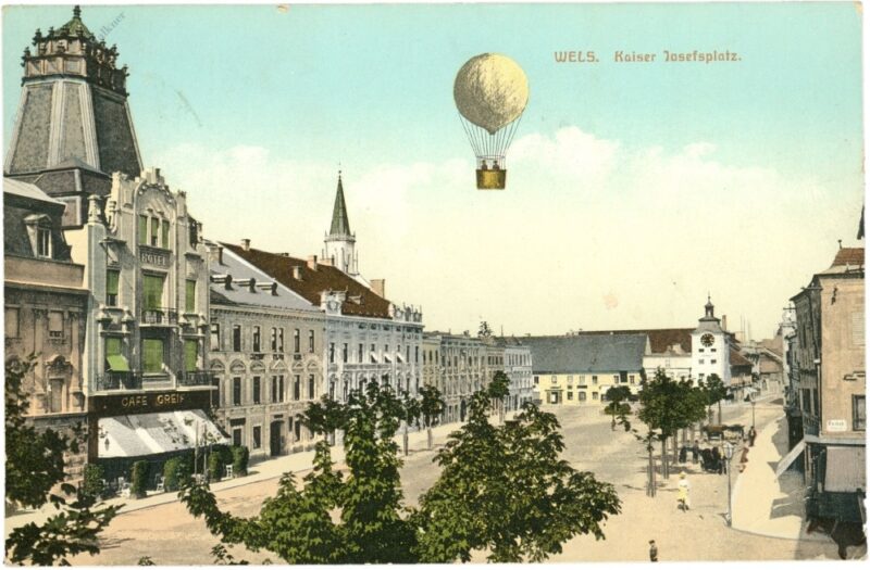 wels, kaiser josefsplatz