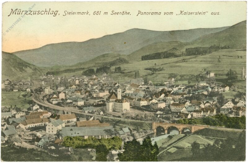 mürzzuschlag, panorama vom kaiserstein aus mürzzuschlag, panorama vom kaiserstein aus