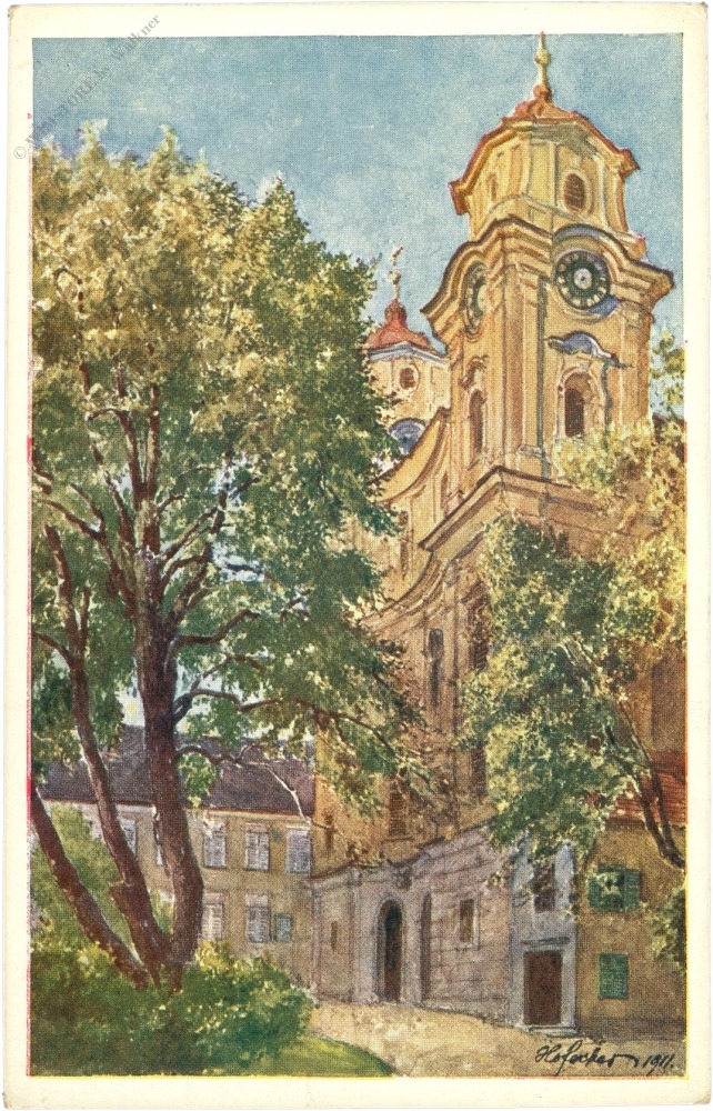 mondsee, stiftskirche mondsee, stiftskirche