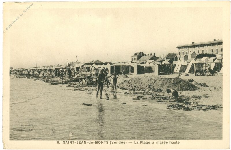 saint jean de monts, strandansicht saint jean de monts, strandansicht