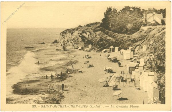 saint michel chef chef, strandansicht