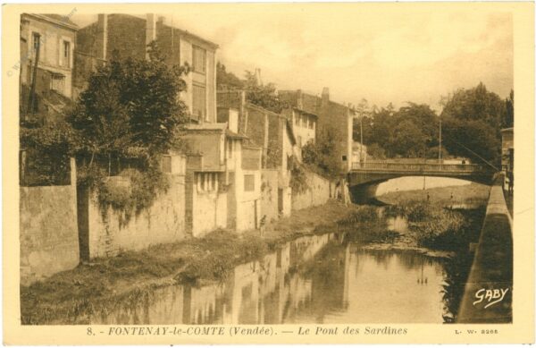 fontenay le comte, le pont des sardines