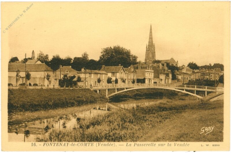 fontenay le comte, ortsansicht