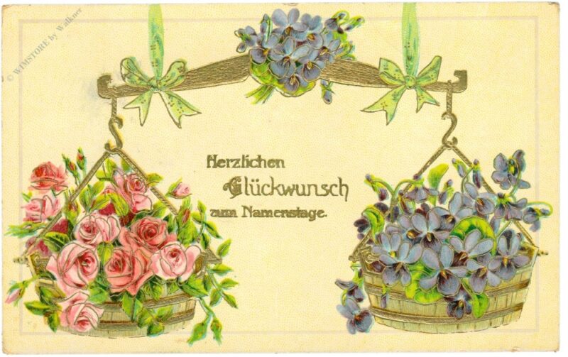 namenstag, blumenwaage namenstag, blumenwaage