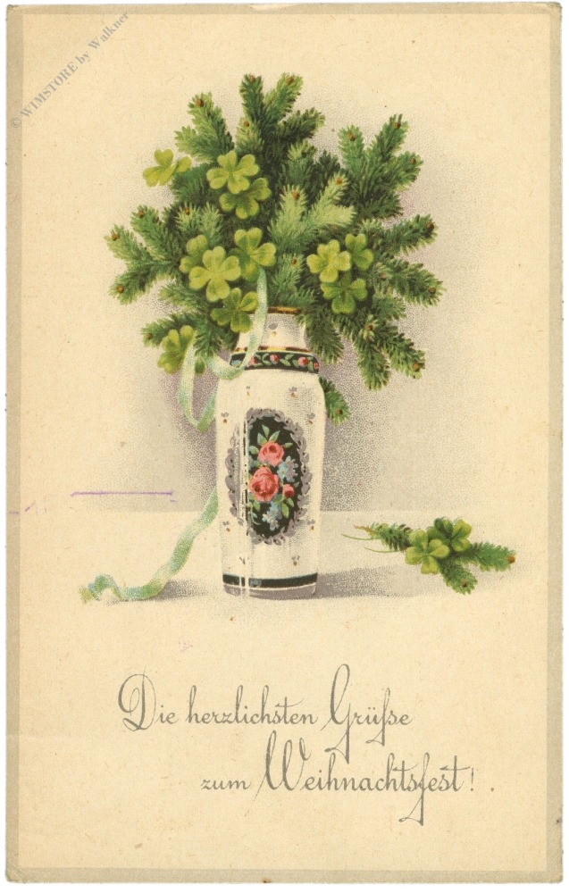 weihnachten, tannenzweige in vase