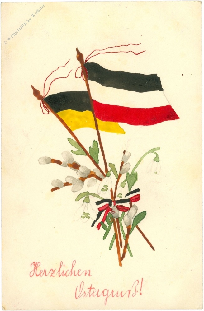 ostern, flaggengruß ostern, flaggengruß