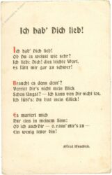 ich hab dich lieb...