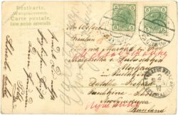 namenstag, brief mit blumen