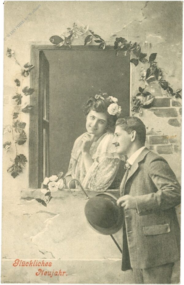 neujahr, gespräche am fenster