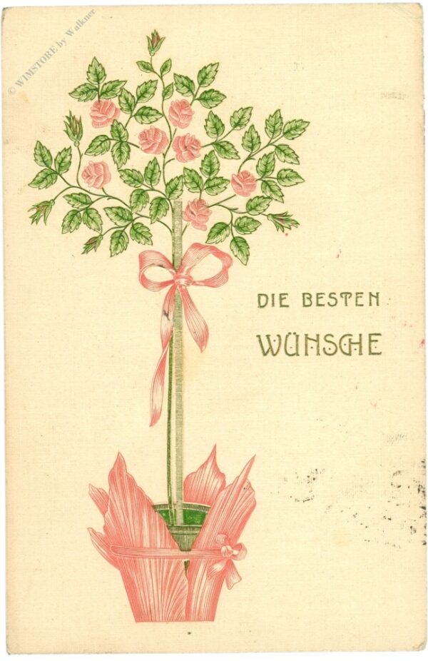 glückwünsche, rosen hochstämmchen