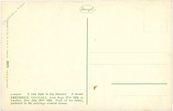 goodall, frederick: a new light in the hareem