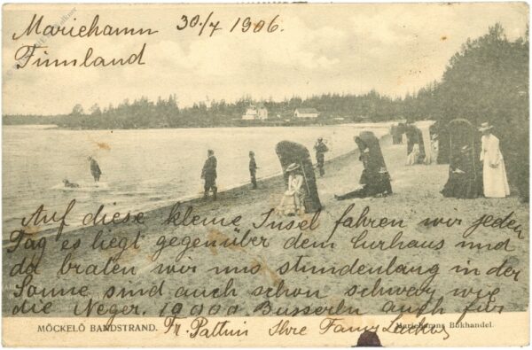 möckelbö, badestrand