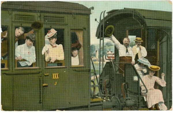 gruppenausflug mit dem zug