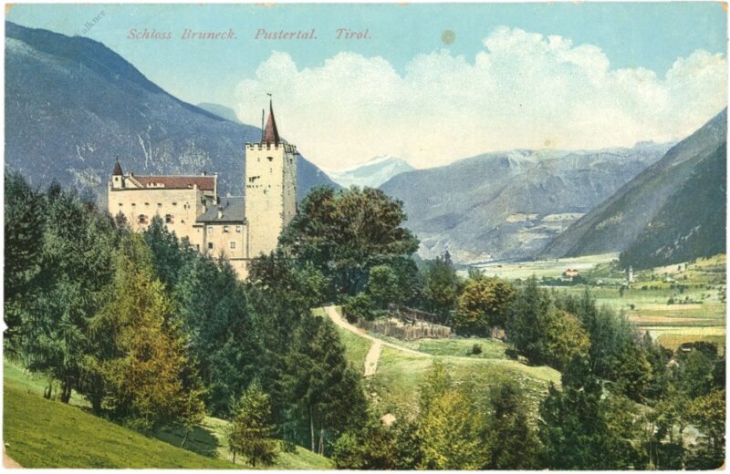 pustertal, schloss bruneck pustertal, schloss bruneck