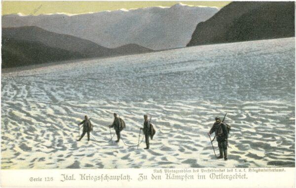 ital. kriegsschauplatz, zu den kämpfen im ortlergebiet