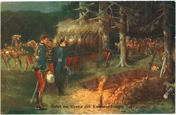 salut am grabe des kommandanten