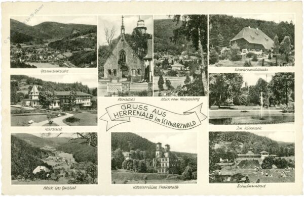 bad herrenalb im schwarzwald, multiansicht
