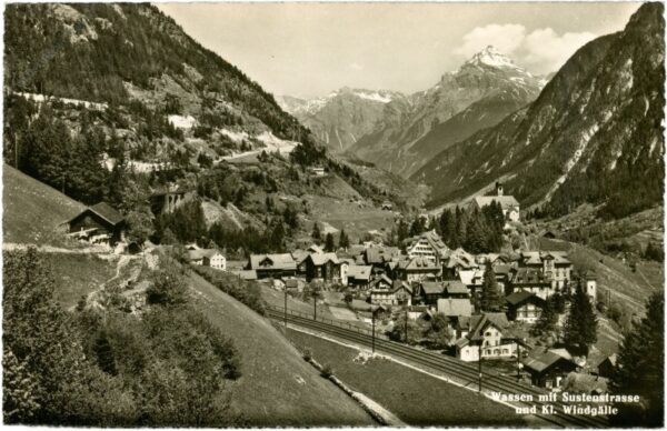 wassen, mit sustenstrasse und kl. windgälle