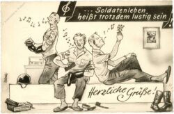 soldatenleben heißt trotzdem lustig sein!