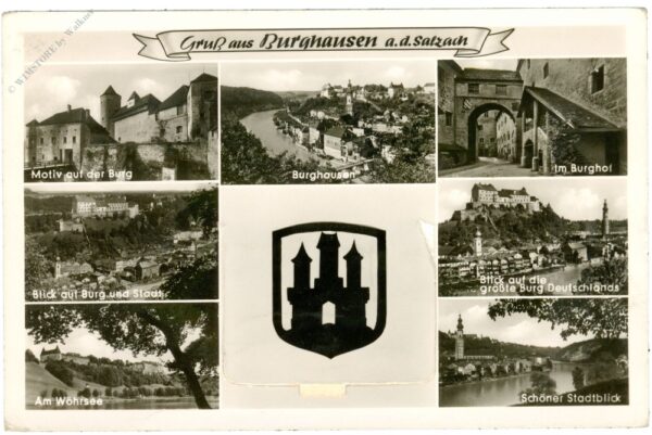 burghausen an der salzach, multiansicht (aufklappbar)