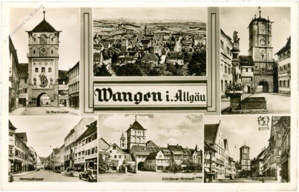 wangen im allgäu, multiansicht