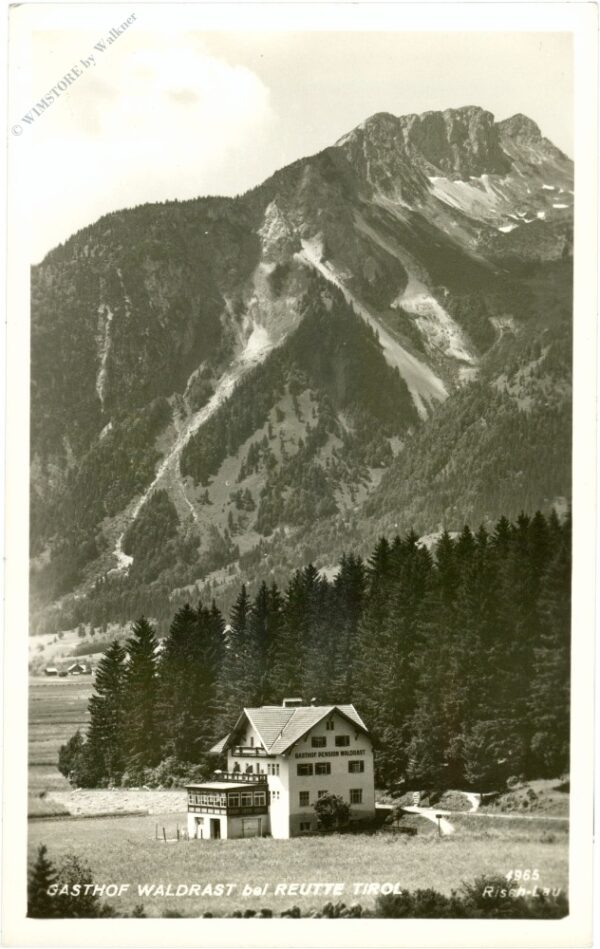 reutte, gasthof waldrast