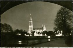ulm an der donau, ansicht bei nacht