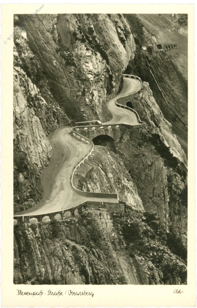 zürs, flexenpass strasse