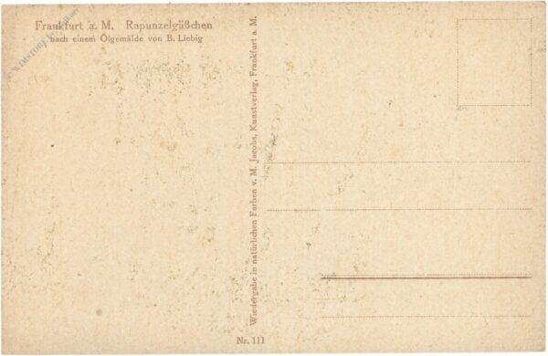 frankfurt am main, rapunzelgäßchen