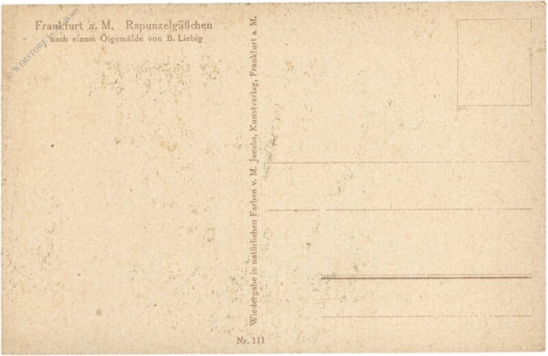 frankfurt am main, rapunzelgäßchen