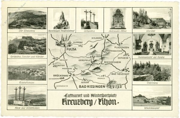 kreuzberg an der rhön, multiansicht