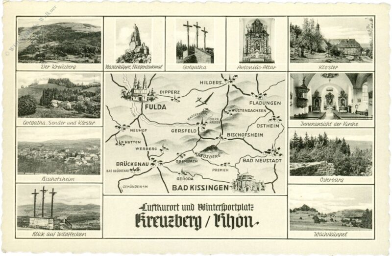 kreuzberg an der rhön, multiansicht