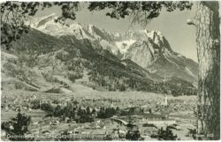 garmisch partenkirchen, gegen zugspitzgruppe